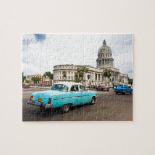 Bau des Kapitols in Havanna Puzzle