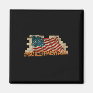 'Bau Die Mauer' Pro-Trump Schmilz Die Schneeschipp Magnet