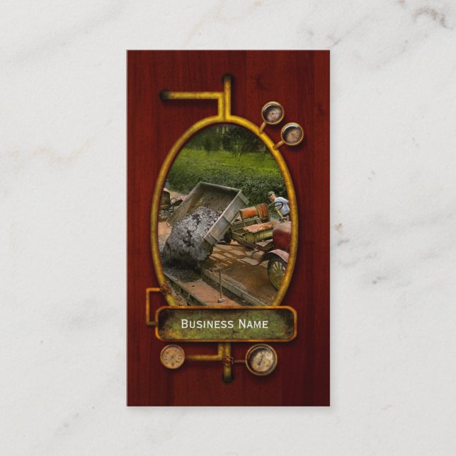 Bau - Dumping erleichtert 1925 Visitenkarte (Vorderseite)