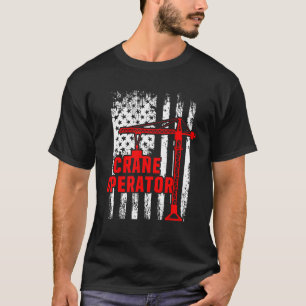 Bau eines Gebäude für den Kranbetreiber USSA T-Shirt