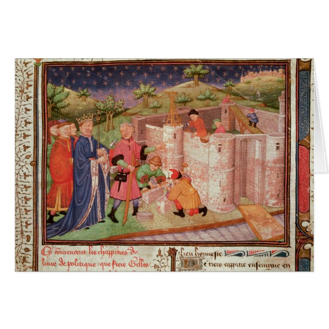 Bau eines Schlosses (Vorderseite (Horizontal))