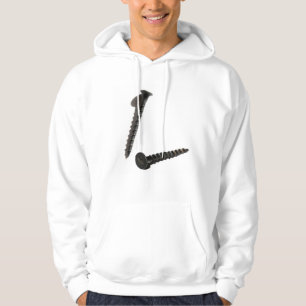 Bau eines selbst Stechend Schwarzen Schraubenbauer Hoodie