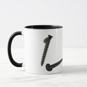 Bau eines selbst Stechend Schwarzen Schraubenbauer Tasse