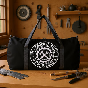 Bau es, anstatt es schlecht zu reden duffle bag