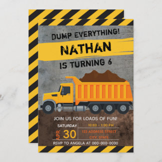 Bau Geburtstag Einladung