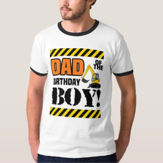 Bau-Geburtstag - Vater des Geburtstags-Jungen T-Shirt