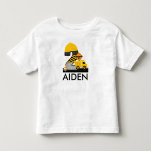 Bau Geburtstags-Shirt, Alter 2 Reglan Kleinkind T-shirt