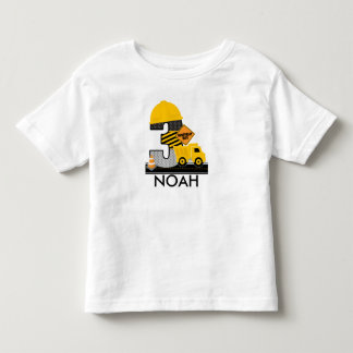 Bau Geburtstags-Shirt, LKW-Sprungalter 3 Kleinkind T-shirt
