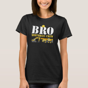 Bau Geburtstagspartei Builder Brother Birthd T-Shirt