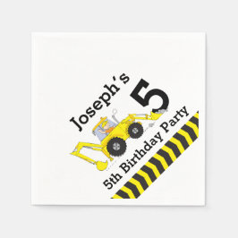 Bau Geburtstagsparty Kinder Papierservietten