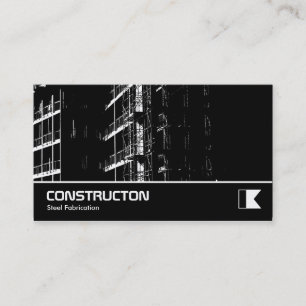 Bau - Hoher Kontrast Visitenkarte