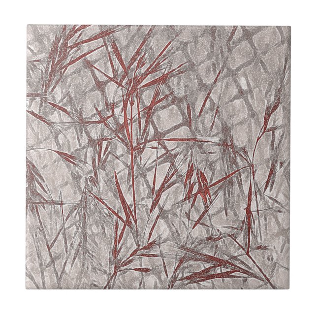 Bau in Rost und Grau Fliese (Vorderseite)