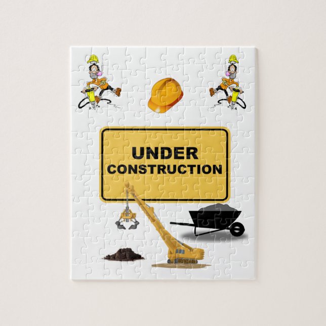 Bau-Jigsaw-Puzzle Puzzle (Vertikal)