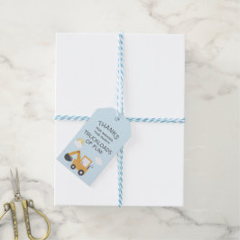 Bau Klein Digger Geburtstag Vielen Dank Geschenkanhänger