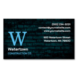 Bau-Mauerwerk Chimney Magnetische Visitenkarte