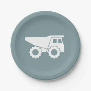Bau-Party-Papierplatten-Kipper-Platte Pappteller