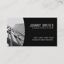 Bau-Slogan-Visitenkarten Visitenkarte