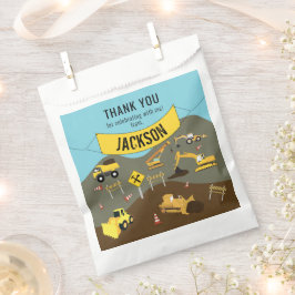 Bau Trucks Website Thema Vielen Dank Geschenktütchen