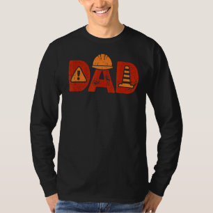 Bau Vater Bau Mason Betonziegelschicht T-Shirt