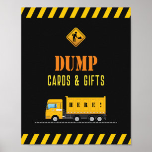 Bau von Babyduschkarten und Geschenkschildern Poster