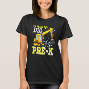 Bau von Baggern aus der Zeit vor der K-Zeit zurück T-Shirt