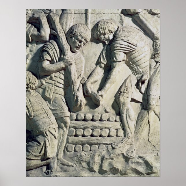 Bau von Befestigungsanlagen während der Kampagne Poster (Vorne)