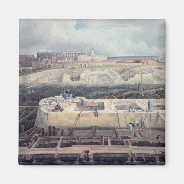 Bau von Docks Magnet (Vorne)
