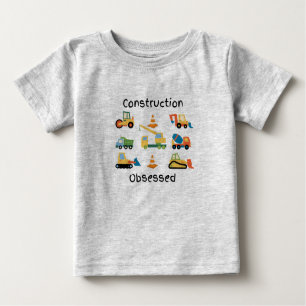 Bau von Lastkraftwagen und Fahrzeugen Baby T-shirt