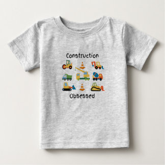 Bau von Lastkraftwagen und Fahrzeugen Baby T-shirt