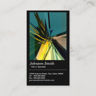 Bau Zeitgenössisch Abstrakt mit QR-Code Visitenkarte