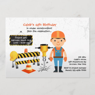 Bauarbeiten im Rahmen der Ausschreibung Einladung