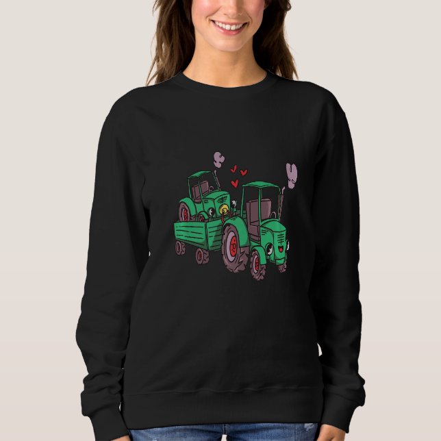 Bauarbeiter-Alligator Sweatshirt (Vorderseite)