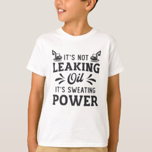 Bauarbeiter Ausgrabungsgrabgerät, das kein Öl verg T-Shirt