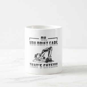 Bauarbeiter Bagger Drift Cars Niedlich Dig Kaffeetasse