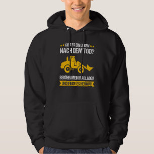 Bauarbeiter für Radlader Hoodie