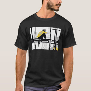 Bauarbeiter-Gebäude T-Shirt