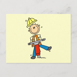 Bauarbeiter I Baut T-Shirts und Geschenke Postkarte