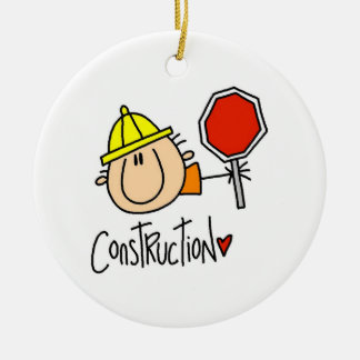 Bauarbeiter Keramik Ornament