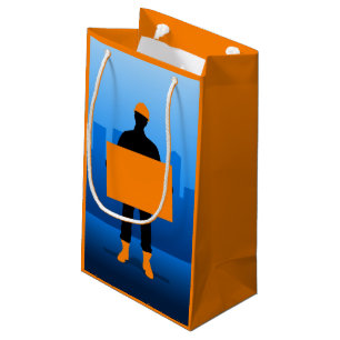 Bauarbeiter Kleine Geschenktüte