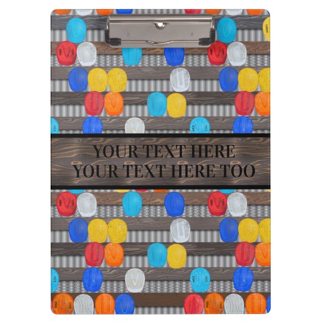 Bauarbeiter Klemmbrett (Vorderseite)