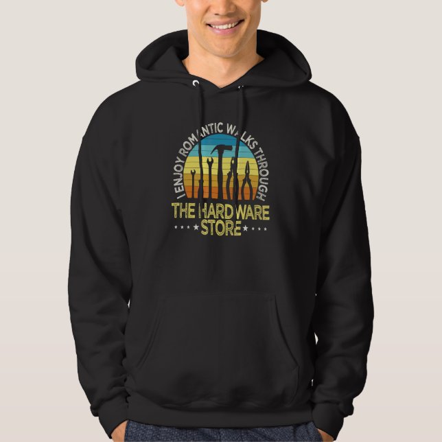 Bauarbeiter-Lohnlabor Harthats Hoodie (Vorderseite)