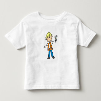 Bauarbeiter mit Hammer Kleinkind T-shirt