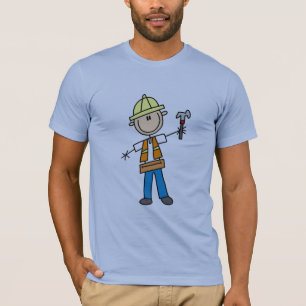 Bauarbeiter mit Hammer T-Shirt