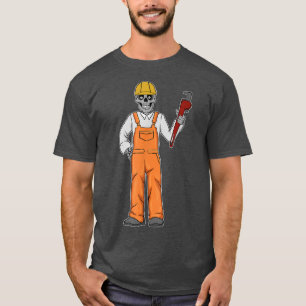 Bauarbeiter Schädelreparaturkommando Handyman S T-Shirt