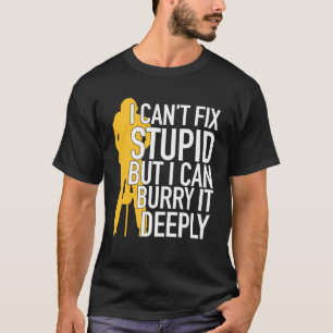 Bauarbeiter und Baustellenzubehör T-Shirt
