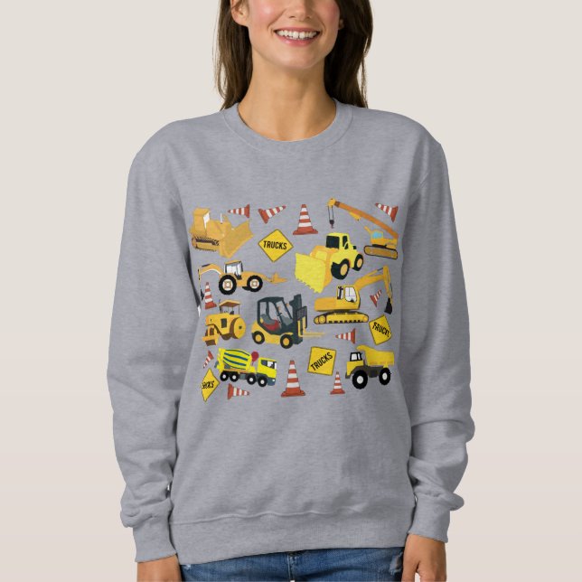 Bauart von Lastkraftwagen Sweatshirt (Vorderseite)