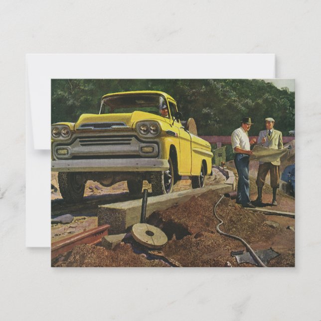 Bauauftragnehmer für Vintage Unternehmensarchitekt (Vorderseite)