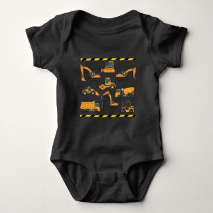 Bauausbagger Boy Kindergarten Baby Strampler