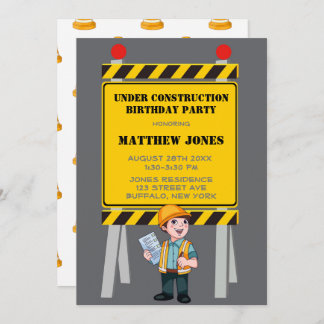 Baubaumeisterin Geburtstagspartei