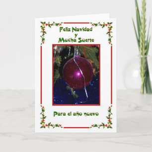 Bauble Design Feliz Navidad Spanisches Weihnachten